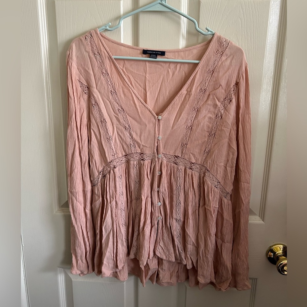 Pink blouse